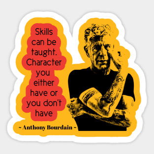 Anthony Bourdain t-shirt Sticker